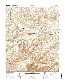 Mesa De Los Toros New Mexico Current topographic map, 1:24000 scale, 7.5 X 7.5 Minute, Year 2017