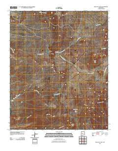 Mesa Del Yeso New Mexico Historical topographic map, 1:24000 scale, 7.5 X 7.5 Minute, Year 2010
