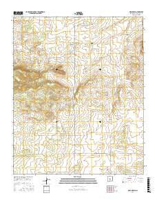 Mesa Draw New Mexico Current topographic map, 1:24000 scale, 7.5 X 7.5 Minute, Year 2017