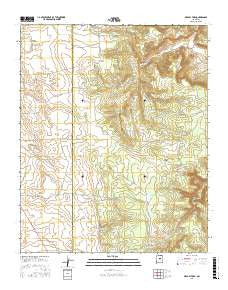 Mesa El Toro New Mexico Current topographic map, 1:24000 scale, 7.5 X 7.5 Minute, Year 2017