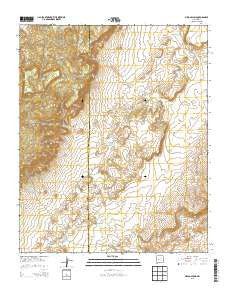 Mesa Gallina New Mexico Historical topographic map, 1:24000 scale, 7.5 X 7.5 Minute, Year 2013