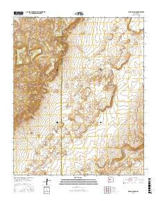 Mesa Gallina New Mexico Current topographic map, 1:24000 scale, 7.5 X 7.5 Minute, Year 2017