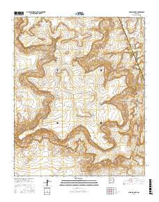 Mesa Gigante New Mexico Current topographic map, 1:24000 scale, 7.5 X 7.5 Minute, Year 2017
