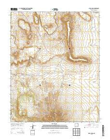 Mesa Larga New Mexico Historical topographic map, 1:24000 scale, 7.5 X 7.5 Minute, Year 2013