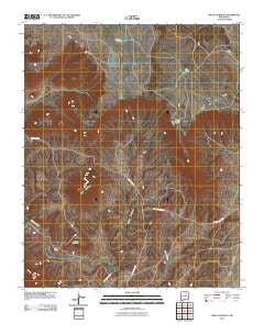 Mesa Lauriano New Mexico Historical topographic map, 1:24000 scale, 7.5 X 7.5 Minute, Year 2010