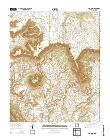 Mesa Lauriano New Mexico Historical topographic map, 1:24000 scale, 7.5 X 7.5 Minute, Year 2013