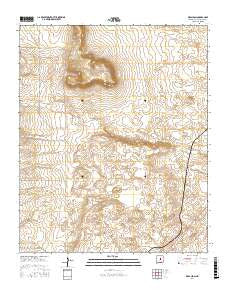 Mesa Leon New Mexico Current topographic map, 1:24000 scale, 7.5 X 7.5 Minute, Year 2017