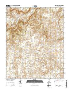 Mesa Palo Amarillo New Mexico Historical topographic map, 1:24000 scale, 7.5 X 7.5 Minute, Year 2013