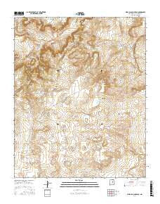 Mesa Palo Amarillo New Mexico Current topographic map, 1:24000 scale, 7.5 X 7.5 Minute, Year 2017
