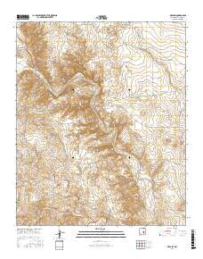 Mesa SW New Mexico Current topographic map, 1:24000 scale, 7.5 X 7.5 Minute, Year 2017
