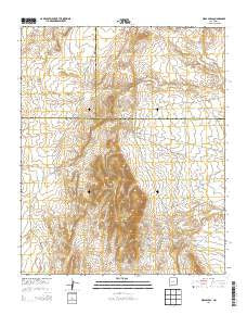 Mesa Sarca New Mexico Historical topographic map, 1:24000 scale, 7.5 X 7.5 Minute, Year 2013