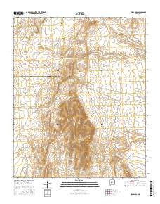 Mesa Sarca New Mexico Current topographic map, 1:24000 scale, 7.5 X 7.5 Minute, Year 2017