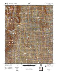 Mesas Mojinas New Mexico Historical topographic map, 1:24000 scale, 7.5 X 7.5 Minute, Year 2010