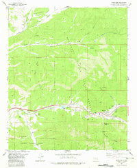Mescalero New Mexico Historical topographic map, 1:24000 scale, 7.5 X 7.5 Minute, Year 1982