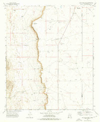 Mescalero Point New Mexico Historical topographic map, 1:24000 scale, 7.5 X 7.5 Minute, Year 1973