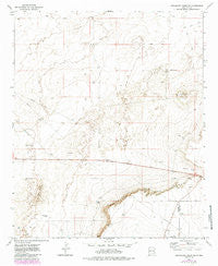 Mescalero Point NE New Mexico Historical topographic map, 1:24000 scale, 7.5 X 7.5 Minute, Year 1973
