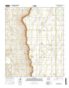 Mescalero Point New Mexico Current topographic map, 1:24000 scale, 7.5 X 7.5 Minute, Year 2017