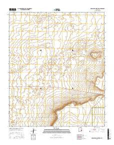 Mescalero Point NE New Mexico Current topographic map, 1:24000 scale, 7.5 X 7.5 Minute, Year 2017
