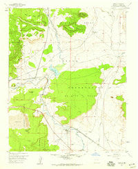 Mesita New Mexico Historical topographic map, 1:24000 scale, 7.5 X 7.5 Minute, Year 1957