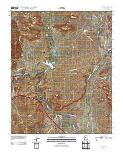 Mesita New Mexico Historical topographic map, 1:24000 scale, 7.5 X 7.5 Minute, Year 2010