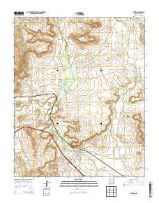 Mesita New Mexico Historical topographic map, 1:24000 scale, 7.5 X 7.5 Minute, Year 2013