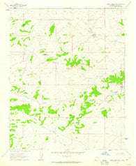 Mesita Americana New Mexico Historical topographic map, 1:24000 scale, 7.5 X 7.5 Minute, Year 1961