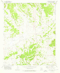 Mesita De Yeso New Mexico Historical topographic map, 1:24000 scale, 7.5 X 7.5 Minute, Year 1972