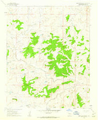Mesita Del Gavilan New Mexico Historical topographic map, 1:24000 scale, 7.5 X 7.5 Minute, Year 1961