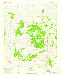 Mesita Del Gavilan New Mexico Historical topographic map, 1:24000 scale, 7.5 X 7.5 Minute, Year 1961