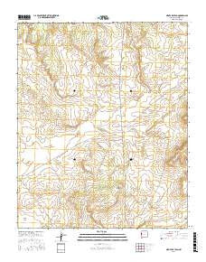 Mesita De Yeso New Mexico Current topographic map, 1:24000 scale, 7.5 X 7.5 Minute, Year 2017