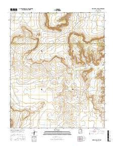 Mesita Del Gato New Mexico Current topographic map, 1:24000 scale, 7.5 X 7.5 Minute, Year 2017