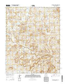 Mesita Del Gavilan New Mexico Current topographic map, 1:24000 scale, 7.5 X 7.5 Minute, Year 2013