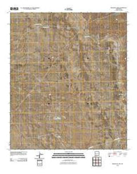 Mesquite Lake New Mexico Historical topographic map, 1:24000 scale, 7.5 X 7.5 Minute, Year 2010