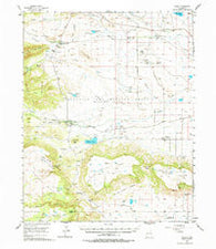 Miami New Mexico Historical topographic map, 1:62500 scale, 15 X 15 Minute, Year 1956