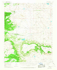 Miami New Mexico Historical topographic map, 1:62500 scale, 15 X 15 Minute, Year 1956