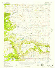 Miami New Mexico Historical topographic map, 1:62500 scale, 15 X 15 Minute, Year 1956