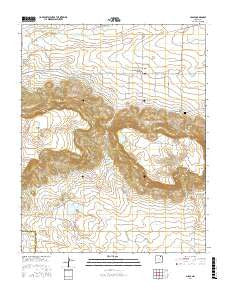 Miami New Mexico Current topographic map, 1:24000 scale, 7.5 X 7.5 Minute, Year 2017