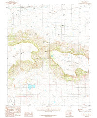 Miami New Mexico Historical topographic map, 1:24000 scale, 7.5 X 7.5 Minute, Year 1987