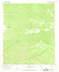 Middle Mesa New Mexico Historical topographic map, 1:24000 scale, 7.5 X 7.5 Minute, Year 1965