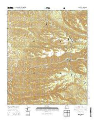 Middle Mesa New Mexico Historical topographic map, 1:24000 scale, 7.5 X 7.5 Minute, Year 2013