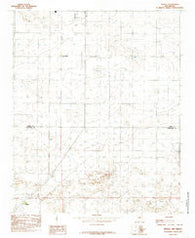 Midway New Mexico Historical topographic map, 1:24000 scale, 7.5 X 7.5 Minute, Year 1985