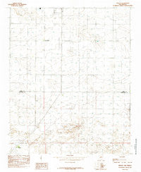 Midway New Mexico Historical topographic map, 1:24000 scale, 7.5 X 7.5 Minute, Year 1985
