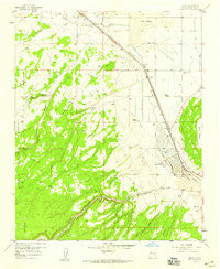 Milan New Mexico Historical topographic map, 1:24000 scale, 7.5 X 7.5 Minute, Year 1957