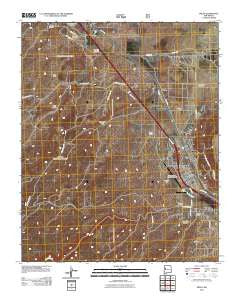 Milan New Mexico Historical topographic map, 1:24000 scale, 7.5 X 7.5 Minute, Year 2011