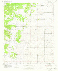 Milbourn Ranch New Mexico Historical topographic map, 1:24000 scale, 7.5 X 7.5 Minute, Year 1954
