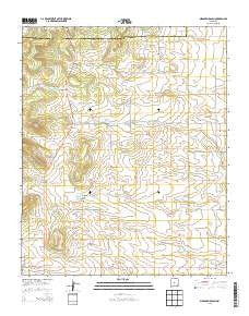 Milbourn Ranch New Mexico Historical topographic map, 1:24000 scale, 7.5 X 7.5 Minute, Year 2013