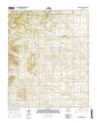 Milbourn Ranch New Mexico Current topographic map, 1:24000 scale, 7.5 X 7.5 Minute, Year 2017