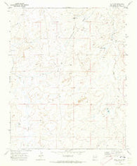 Milk Lake New Mexico Historical topographic map, 1:24000 scale, 7.5 X 7.5 Minute, Year 1970