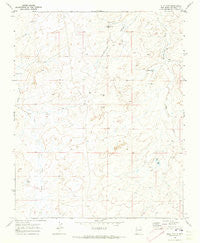 Milk Lake New Mexico Historical topographic map, 1:24000 scale, 7.5 X 7.5 Minute, Year 1970
