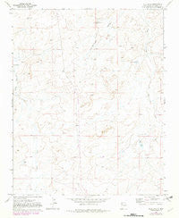 Milk Lake New Mexico Historical topographic map, 1:24000 scale, 7.5 X 7.5 Minute, Year 1970